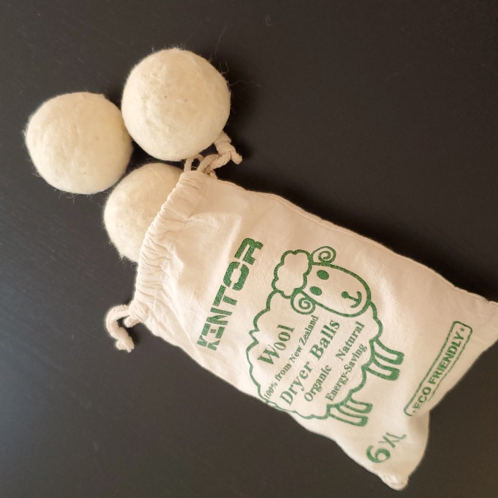 6 Eco-friendly organic wool dryer balls